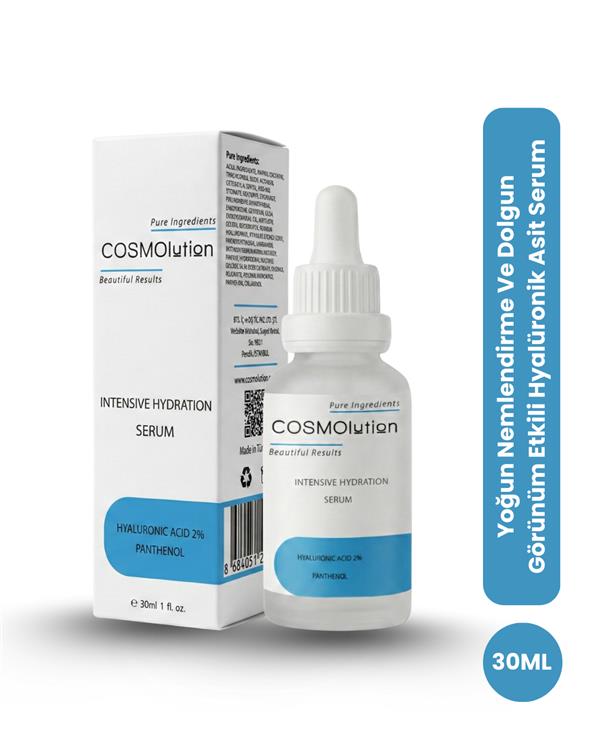 Yoğun Nemlendirme Ve Dolgun Görünüm Etkili Hyalüronik Asit Serumu 30 mL