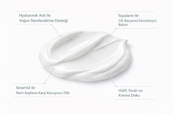 Hassas Ciltler için Yatıştırıcı Su Bazlı Nemlendirici Yüz Kremi 50 mL